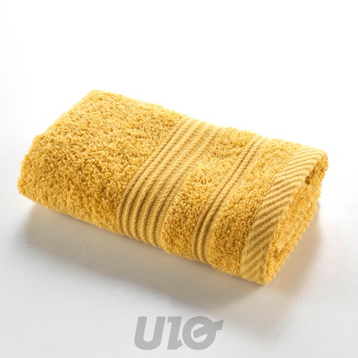 SERVIETTE INVITE 30 x 50 CM EPONGE UNIE TENDRESSE MIMOSA