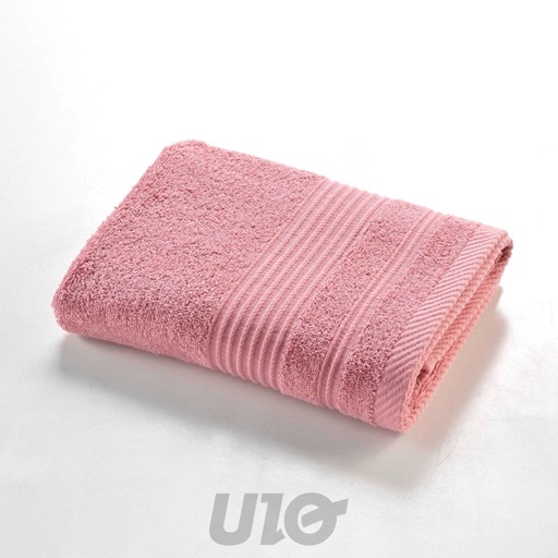 SERVIETTE DE TOILETTE 50 x 90 CM EPONGE UNIE TENDRESSE BOIS DE ROSE