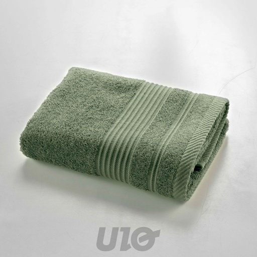 SERVIETTE DE TOILETTE 50 x 90 CM EPONGE UNIE TENDRESSE FOUGERE