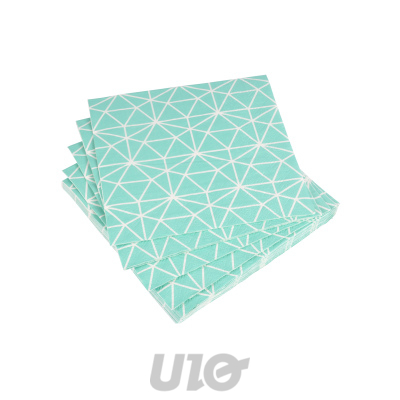 SET DE 20 SERVIETTES EN PAPIER 3 PLIS 33*33CM GEOMETRIE