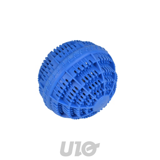 BOULE DE LAVAGE AVEC BILLES CERAMIQUES 10CM BLEU