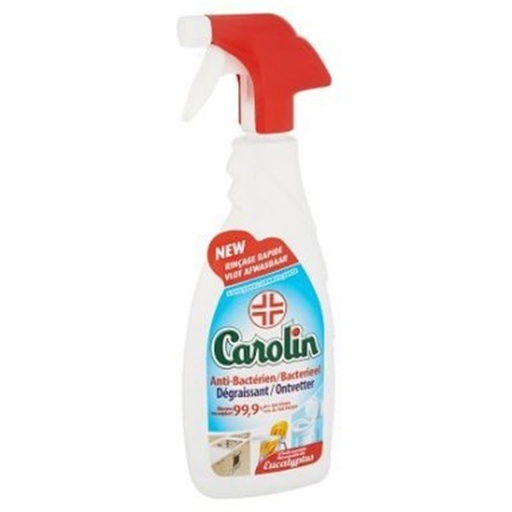 CAROLIN SPRAY DÉGRAISSANT ANTIBACTÉRIEN DE 650ML