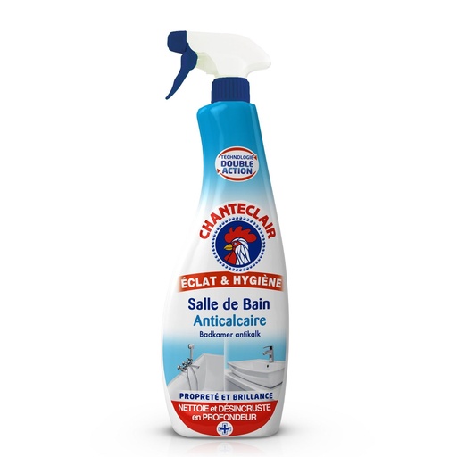 Chante Clair Spray Anticalcaire Salle de Bain Double Action 625ml