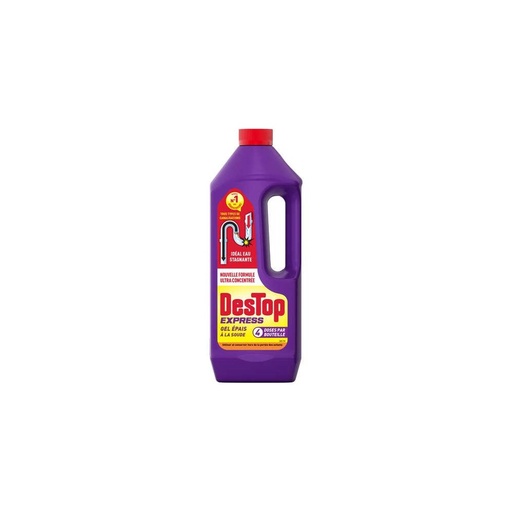 Destop Déboucheur Gel Express à la Soude Ultra Concentré 950ml