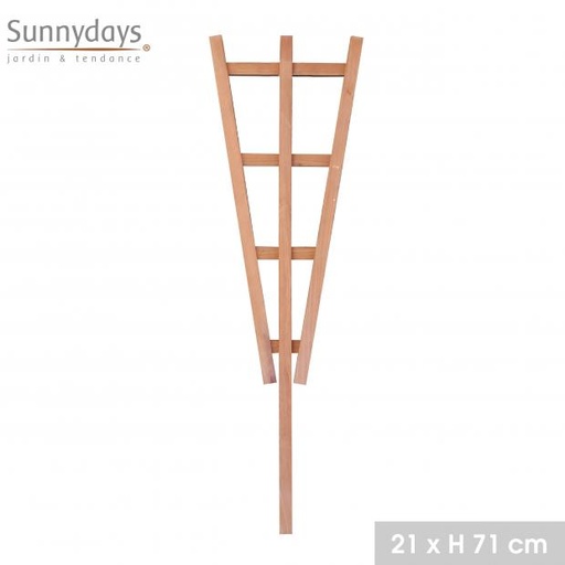 "MON JARDIN" TREILLIS EN BOIS NATUREL 21XH71CM