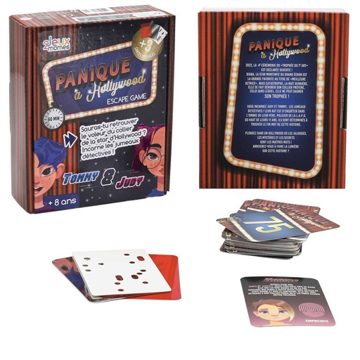 JEU ESCAPE GAME ENFANT PANIQUE A HOLLYWOOD