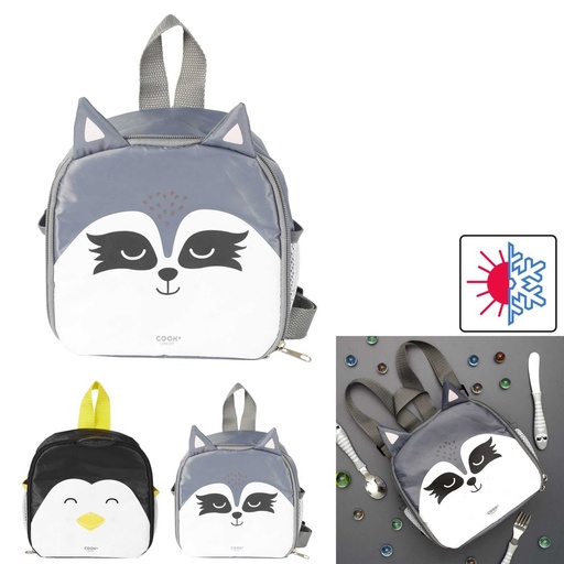 SAC A DOS FRAICHEUR ENFANT ANIMAUX 45CL KAWAII