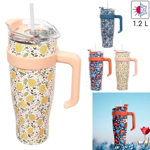 MUG DE TRANSPORT MIAMI MICRO FLORAL 1.2L