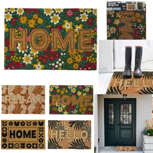 TAPIS BROSSANT COCO A MESSAGE 40X60CM