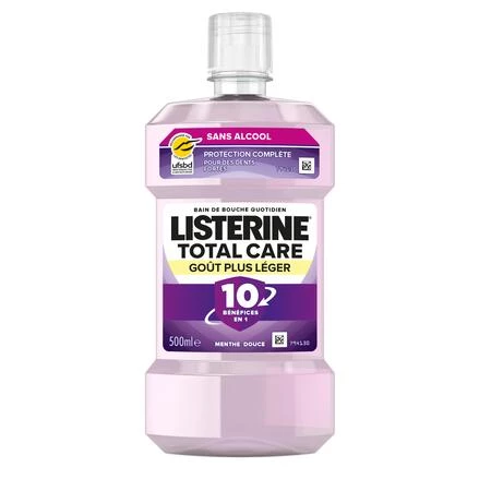 LISTERINE BAIN DE BOUCHE 500ML TOTAL CARE MENTHE