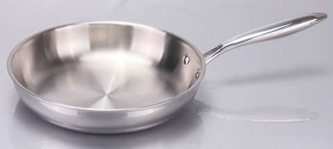 POÊLE À FRIRE EN INOX DIA.28CM H.6CM 