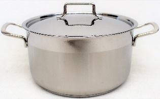 [TS-MAXINOX24] CASSEROLE INOX DIA.24CM H.14CM S/S430