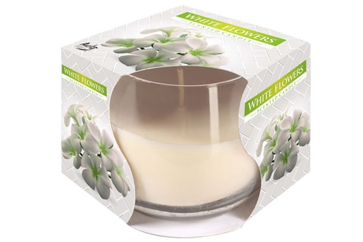 BOUGIE PARFUMÉE EN VERRE - WHITE FLOWERS