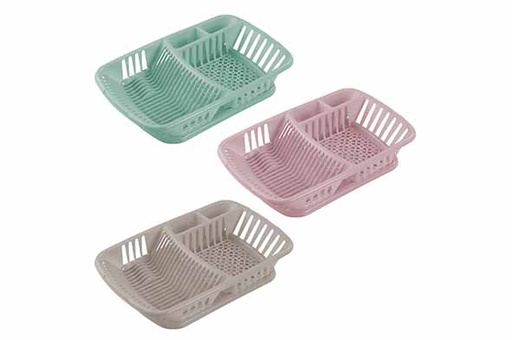 BALI Égouttoir Vaisselle avec Plateau Plastique - 3 couleurs disponibles