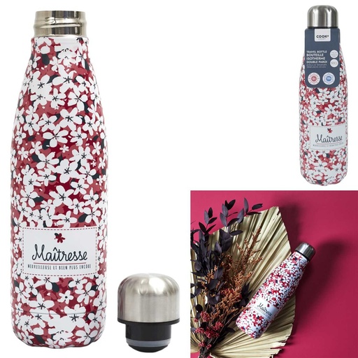 BOUTEILLE ISOTHERME 50 CL FLEUR MAITRESSE