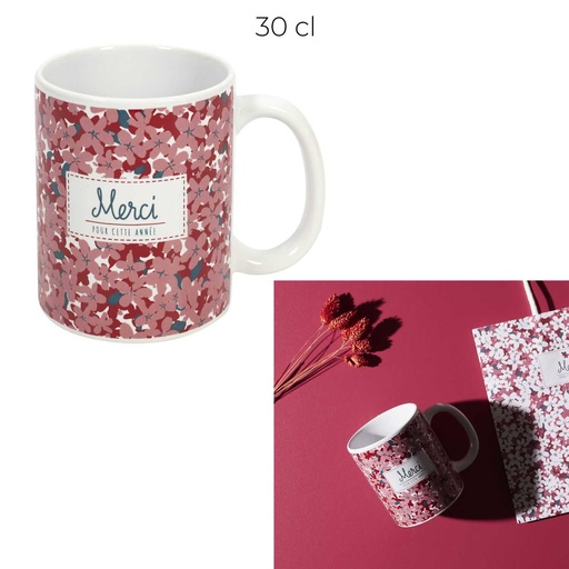 MUG MERCI POUR CETTE ANNEE 30CL