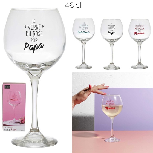 VERRE A VIN FAMILLE EMOTION