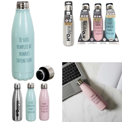 BOUTEILLE DE TRANSPORT ISOTHERME MOTS 50CL