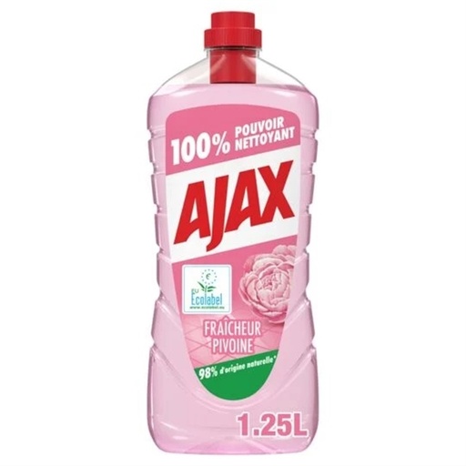 AJAX NETTOIE TOUT 1,25L FRAICHEUR PIVOINE
