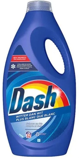 Dash Lessive Original Plus Blanc que Blanc 32 Doses 1.4L