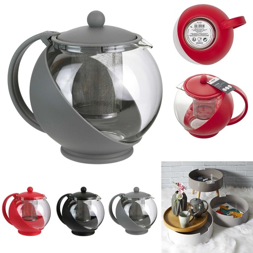 THÉIÈRE EN FORME DE BOULE DE 1L AVEC INFUSEUR