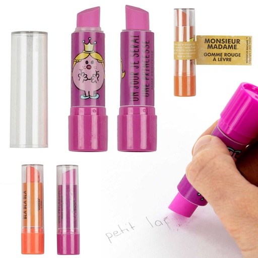 GOMME FORME ROUGE A LÈVRE MR MME