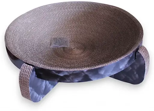 GRIFFOIR INCURVE - 44X13X44CM - IMPRIMÉ - COULEURS DISPONIBLES: NOIR / TAUPE / BLANC