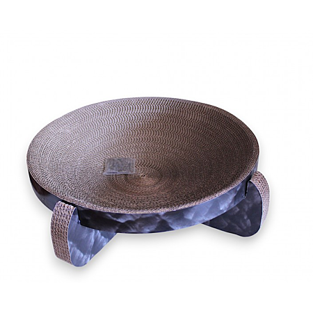 GRIFFOIR INCURVE - 44X13X44CM - IMPRIMÉ - COULEURS DISPONIBLES: NOIR / TAUPE / BLANC