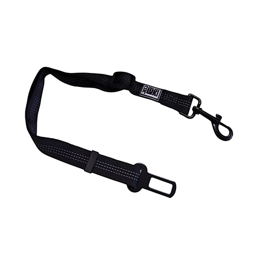 CEINTURE DE SÉCURITÉ RÉFLÉCHISSANTE NOIRE - TAILLE M - 2.5CMx50-80CM