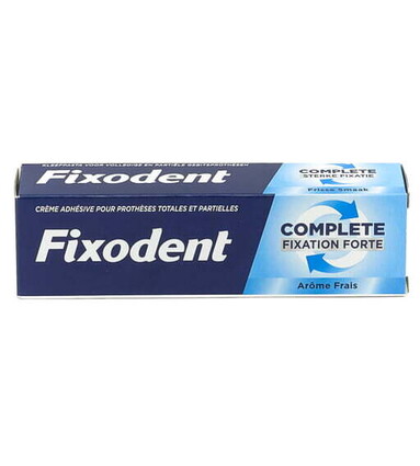 FIXODENT CRÈME ADHÉSIVE ORIGINAL 47GR FIXATION EXTRA FORTE - GOUT FRAIS