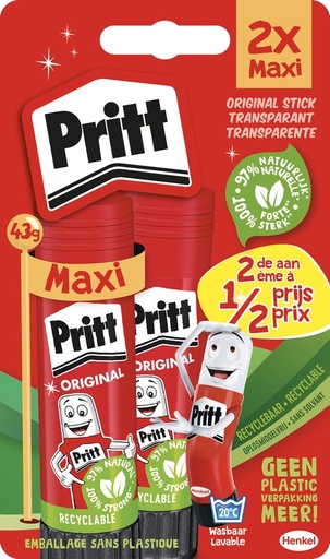 PRITT STICK 2x43GR MAXI PACK