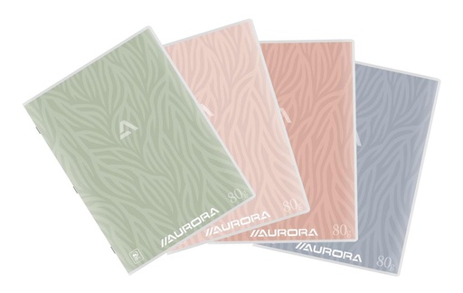 CAHIER AURORA SPLENDID A4 - 18 FEUILLES - 80G - QUADRILLÉ 5MM