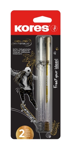 KORES K11 GEL STYLO METALLIC