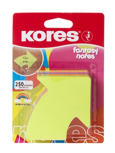 KORES NOTES REPOSITIONNABLE FANTAISIES "FLÈCHE"