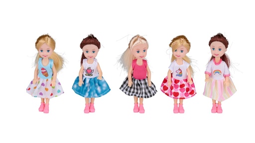 5 MINI POUPÉES FASHION