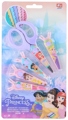 5 PAIRES DE CISEAUX PRINCESSES