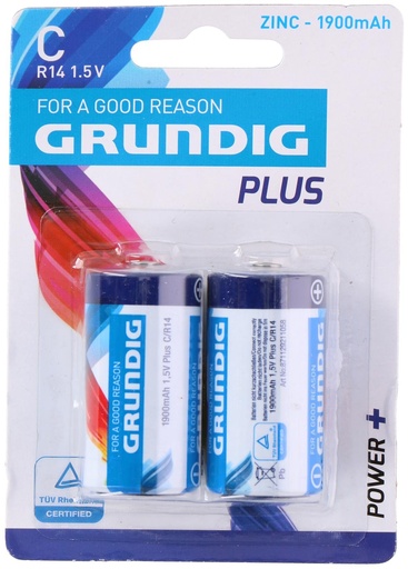 2 PILES R14/C 1900mah - GRUNDIG