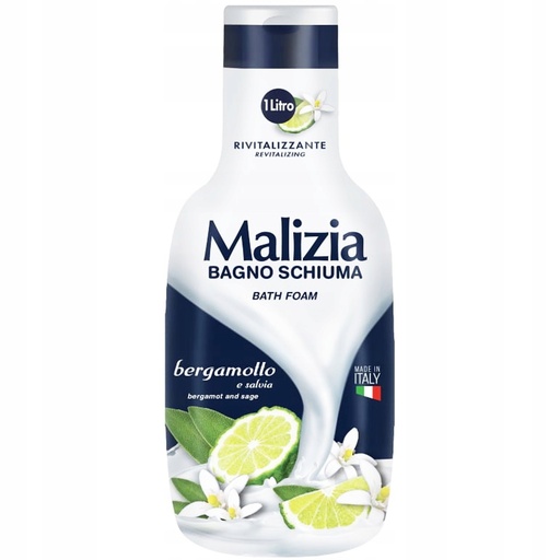 MALIZIA DOUCHE 1L BERGAMOTTO & SALVIA