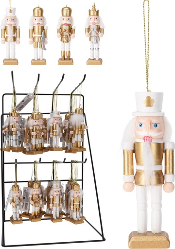 CASSE-NOISETTES DORÉ - 10CM - MODÈLES