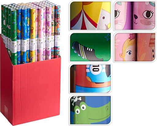 PAPIER CADEAU ENFANT - 70X200CM