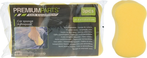 3 ÉPONGES POUR VOITURE - 23X12X6CM