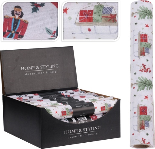 CHEMIN DE TABLE - 28X150CM - 2 MOTIFS DISPONIBLES