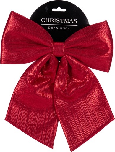 NOEUD DÉCORATIF - 28CM - ROUGE