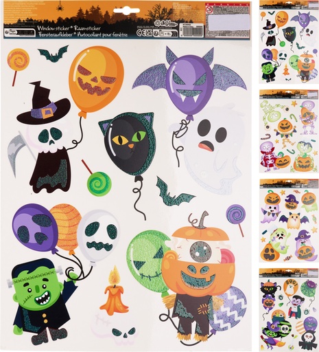 DÉCORATION DE FENÊTRE HALLOWEEN