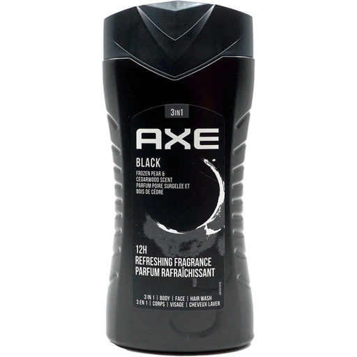 AXE GEL DOUCHE 250ML BLACK 3EN1 - AAA