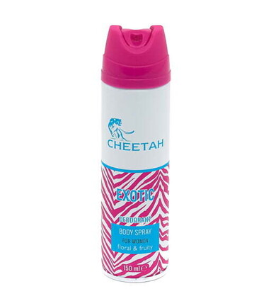 CHEETAH DEOSPRAY POUR FEMMES 150ML EXOTIC
