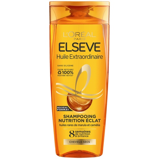 ELSEVE SHAMPOOING 300ML EXTRA NUTRITION HUILE ÉCLAT