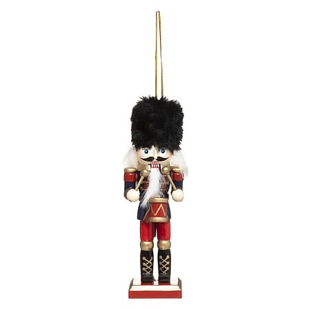 SUJET DE NOËL - CASSE NOISETTE EN BOIS - H12CM