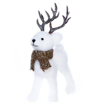RENNE DEBOUT EN PLASTIQUE - H19CM