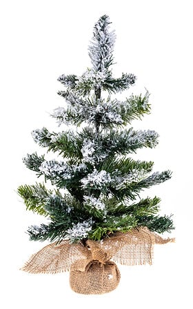 SAPIN BLOOMING FLOQUÉ - H50CM